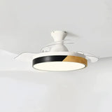 Leiser Deckenventilator mit LED-Licht und Fernbedienung im skandinavischen Design