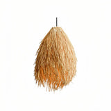 Boho Pendelleuchte aus Rattan für das Esszimmer