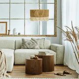 Boho Pendelleuchte aus Seil für Esszimmer