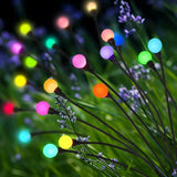 RGB-Solar-Gartenleuchte mit farbigem Licht für den Außenbereich