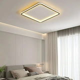 Quadratische LED-Deckenleuchte für Schlafzimmer in modernem flachem Design