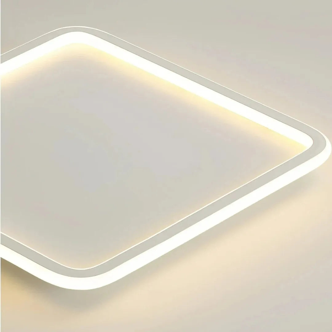 Quadratische LED-Deckenleuchte für Schlafzimmer in modernem flachem Design