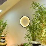 Moderne LED-Ring-Wandleuchte für das Wohnzimmer mit Akku