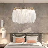 Feder-Pendelleuchte mit LED fürs Schlafzimmer