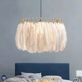 Feder-Pendelleuchte mit LED fürs Schlafzimmer