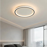 Flache runde Deckenleuchte modern dimmbar ideal fürs Schlafzimmer