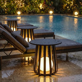 Große Solar-Gartenlaterne mit integriertem Tisch, IP65