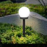 Solar-LED-Gartenleuchte Kugel mit Erdspieß, IP65