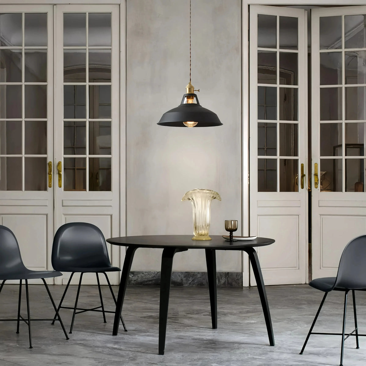 Macaron Regenschirm Pendelleuchte aus Metall für Esszimmer