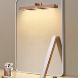 Kabellose Holz-Wandleuchte mit Akku & USB-Aufladung fürs Schlafzimmer