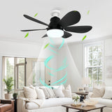 Kleiner Deckenventilator mit Licht, Fernbedienung