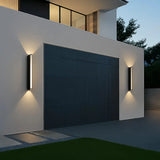 LED-Außenwandleuchte in Schwarz für den Außenbereich, IP65