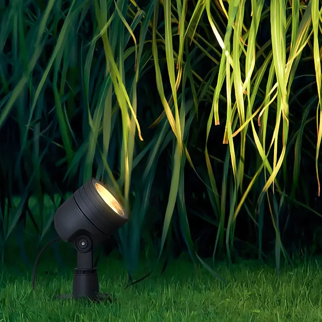 LED-Gartenstrahler mit Erdspieß, IP65, für den Außenbereich