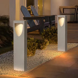 LED-Pollerleuchte aus Beton mit IP65 für den Garten