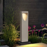 LED-Pollerleuchte aus Beton mit IP65 für den Garten