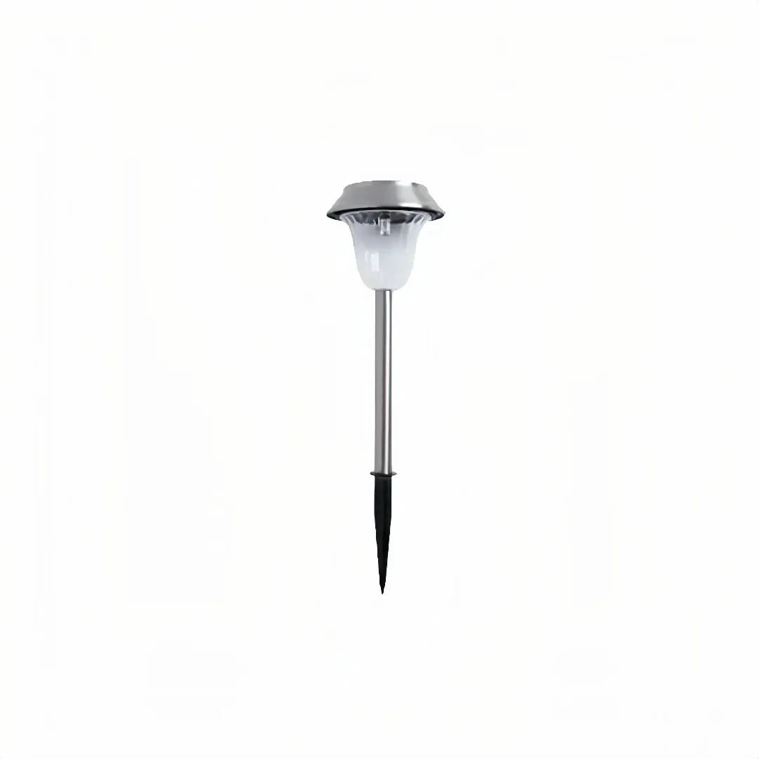 Solarleuchte mit Solarpanel und zylindrischem Schirm