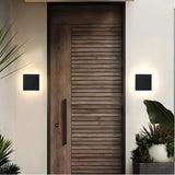 LED Außenwandleuchte aus Metall – Modernes Design, IP65 wasserdicht