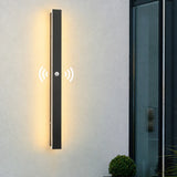 LED Außenwandleuchte IP65 in Schwarz für Terrasse und Garage