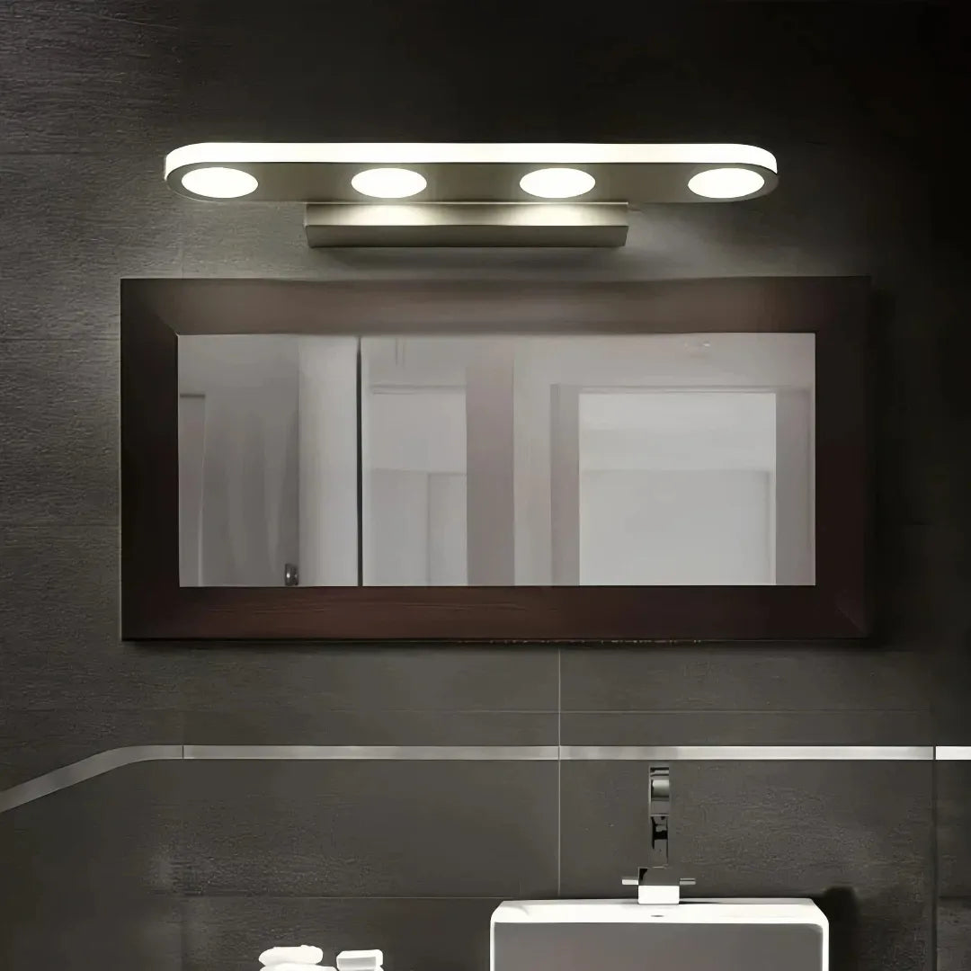 LED Badezimmer-Wandleuchte in Weiß, modern, dimmbar, IP44