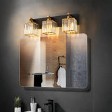 LED Badezimmer-Wandleuchte mit Kristall-Lampenschirm, IP44