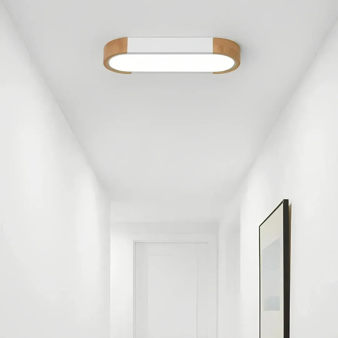 Skandinavische ovale LED-Deckenleuchte