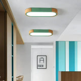 Ovale LED-Deckenleuchte skandinavisch & dimmbar