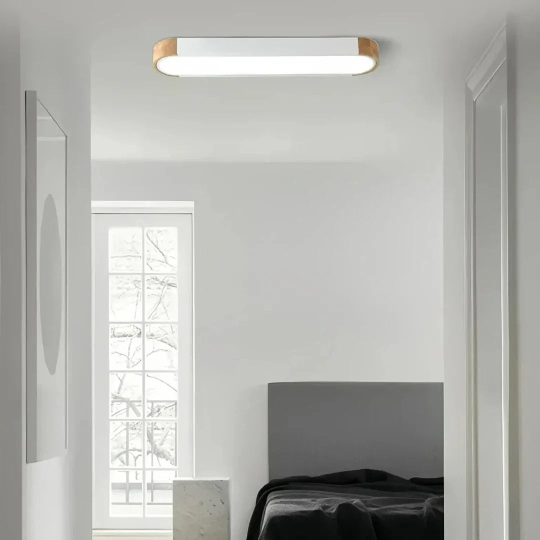 Ovale LED-Deckenleuchte skandinavisch & dimmbar
