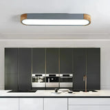 Ovale LED-Deckenleuchte skandinavisch & dimmbar