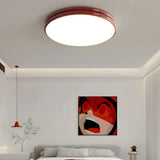 LED Deckenleuchte rund, dimmbar mit Fernbedienung, skandinavisches Design, ideal für Schlafzimmer