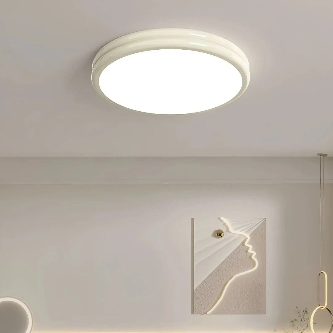 LED Deckenleuchte rund, dimmbar mit Fernbedienung, ideal für Schlafzimmer