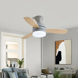 LED Deckenventilator mit Licht für Sommer- und Winterbetrieb