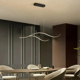 Moderne Pendelleuchte im Wellen Design für Esszimmer
