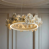 Dimmbare LED Pendelleuchte im Blumen-Design für Wohnzimmer