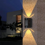 LED Solar-Außenwandleuchte IP65 für Terrasse und Veranda