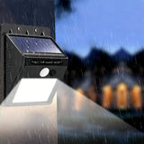 LED Solar-Außenwandleuchte mit Bewegungsmelder, IP65