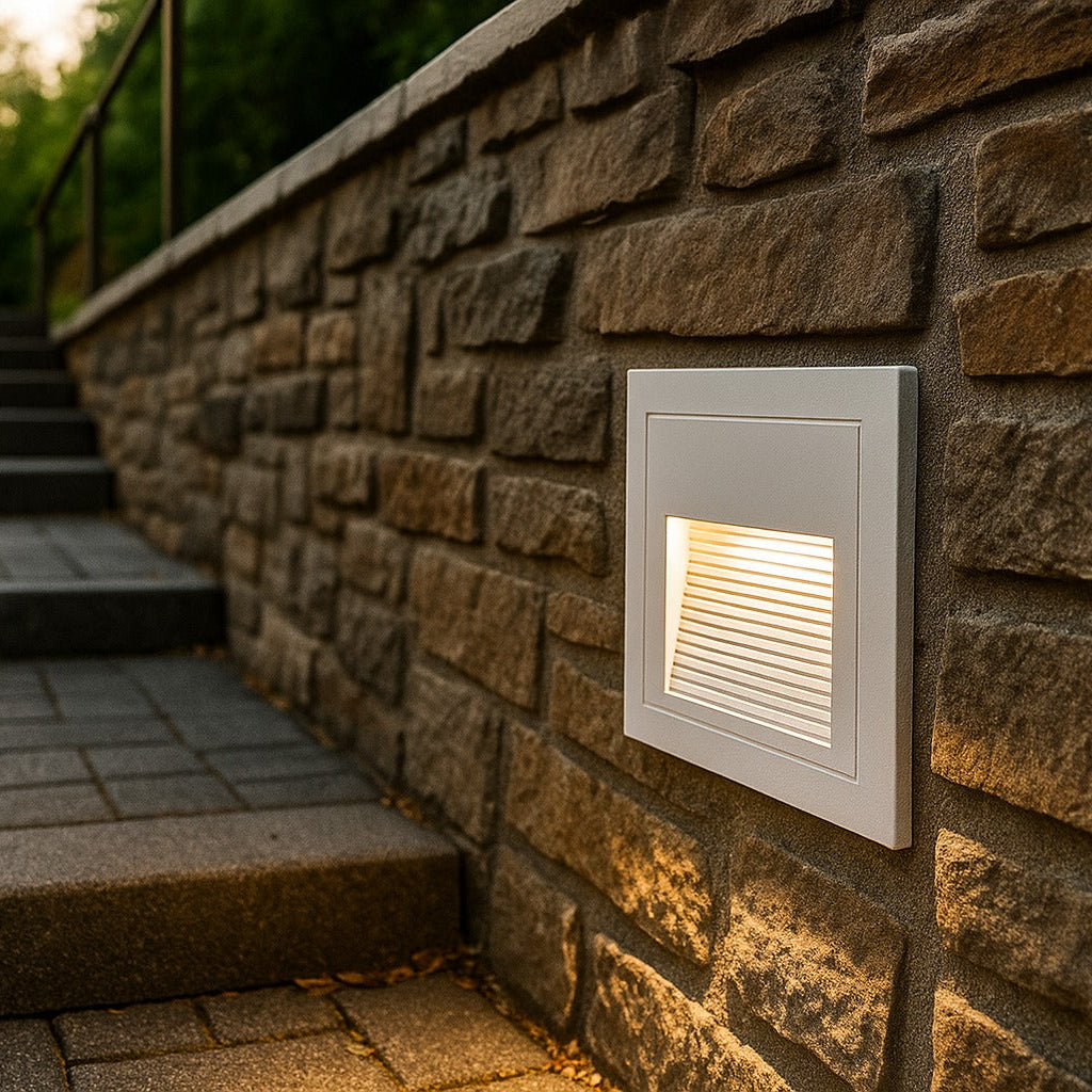 LED Außenleuchte mit Sensor und IP65 Schutz
