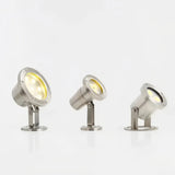 LED Außenstrahler aus Edelstahl IP68 für Garten, Terrasse und Wege
