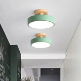 LED Deckenleuchte rund für den Flur im skandinavischen Stil