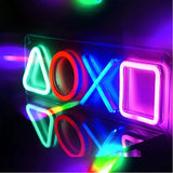 LED Neon-Wandleuchte  für Gamerzimmer, USB-Aufladung