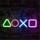 LED Neon-Wandleuchte  für Gamerzimmer, USB-Aufladung