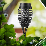 LED Solar-Erdspießleuchte für den Garten, IP65, Schwarz