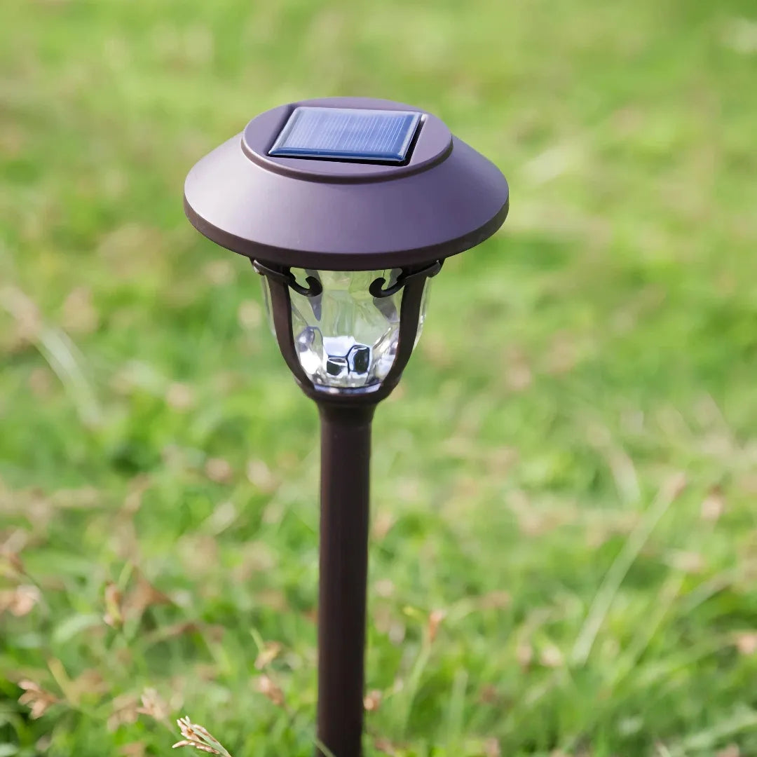 LED Solar-Erdspießleuchte im Laternenstil, IP65