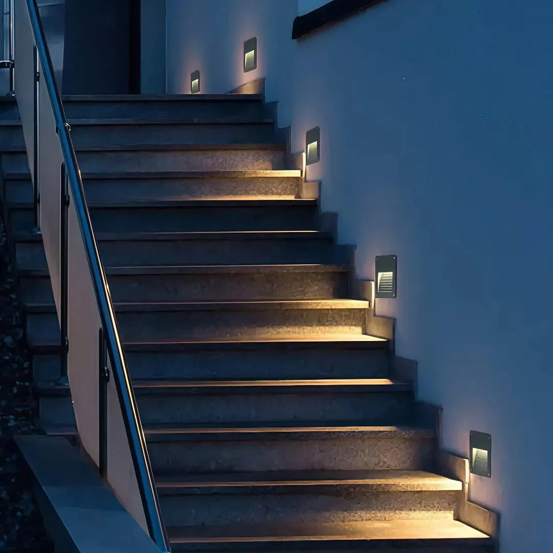 LED Wandeinbauleuchte IP65 für Treppenbeleuchtung