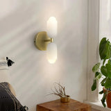 Glas-Wandleuchte mit dekorativem Up-/Down-Licht