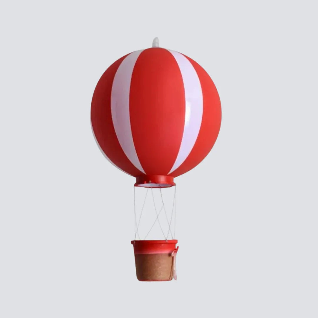 Bunte Pendelleuchte im Heißluftballon-Design für das Kinderzimmer