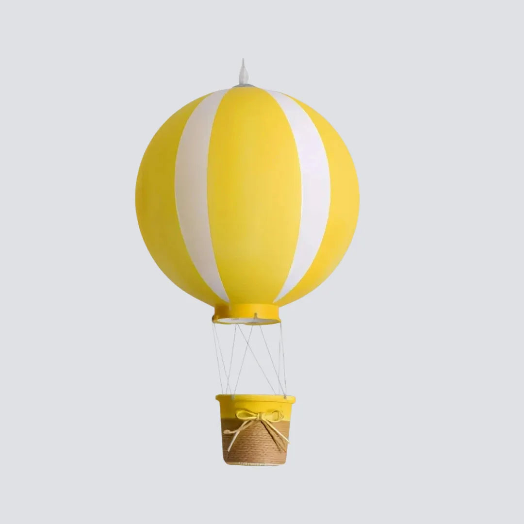 Bunte Pendelleuchte im Heißluftballon-Design für das Kinderzimmer