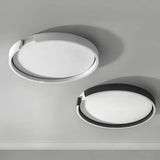 Moderne LED-Deckenleuchte mit Ringen, dimmbar – ideal für Schlafzimmer