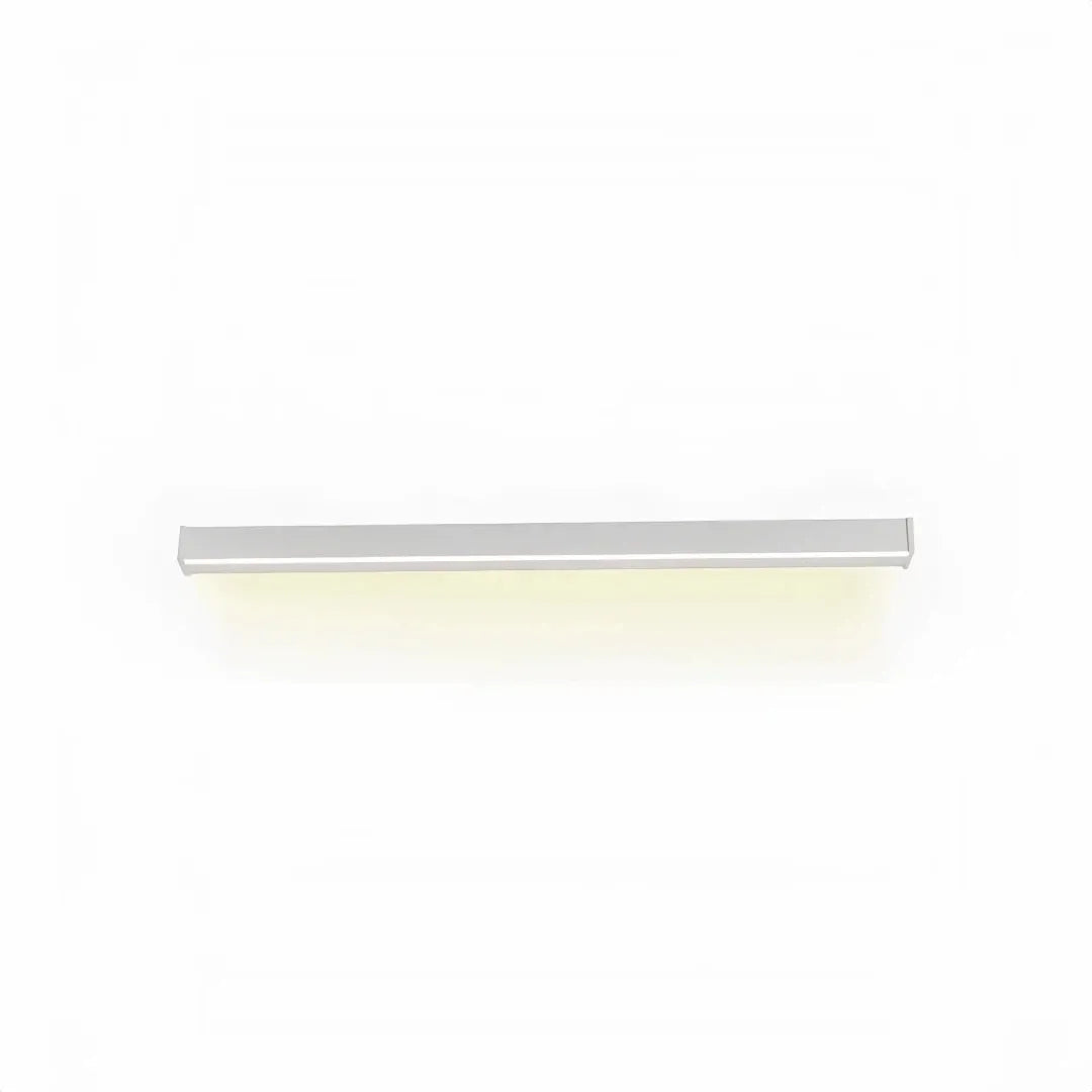 Längliche LED-Wandleuchte in Weiß