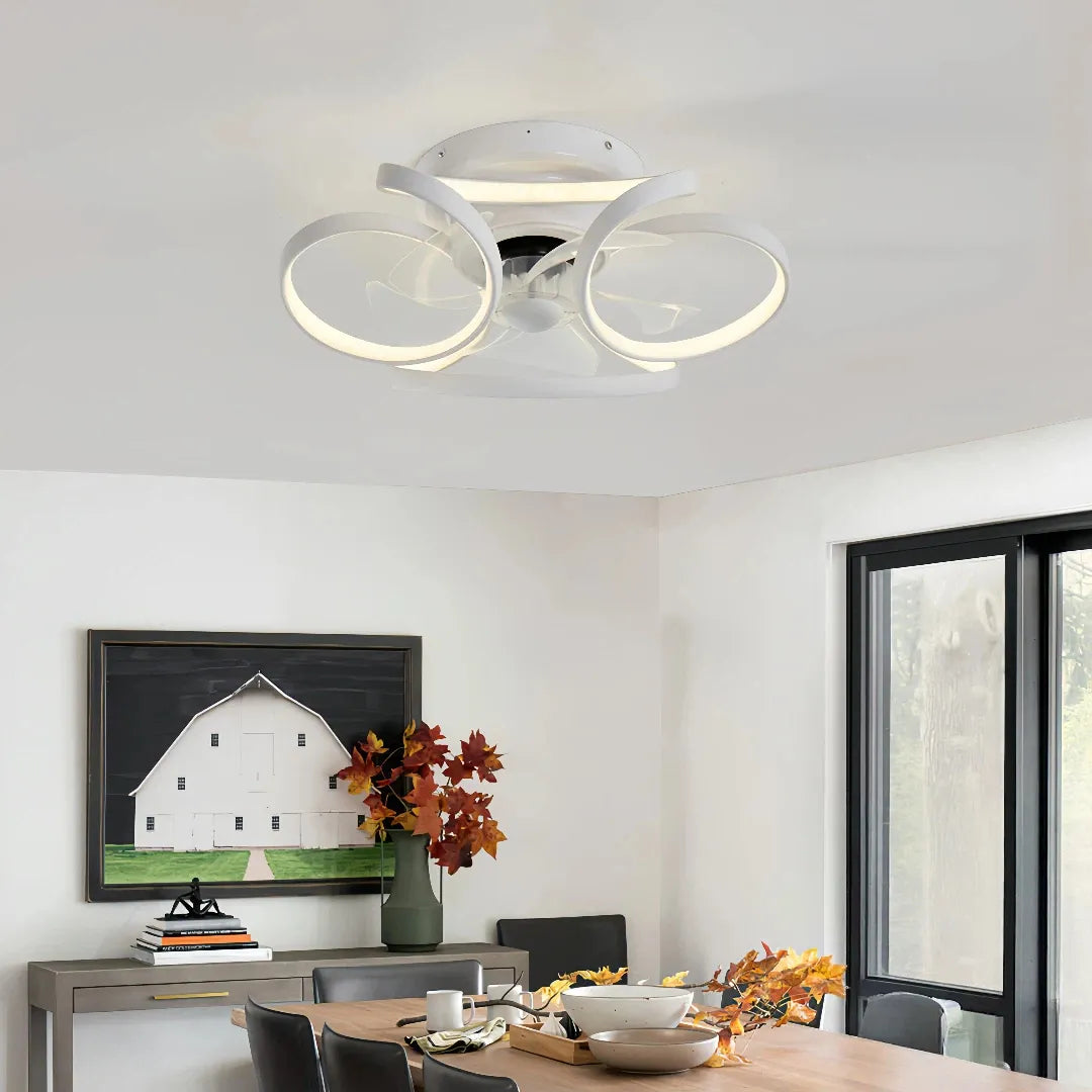 Leiser Deckenventilator mit Licht für Schlafzimmer