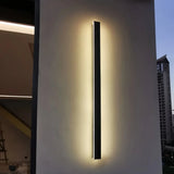 Minimalistische LED Außenleuchte mit Bewegungsmelder dimmbar schwarz